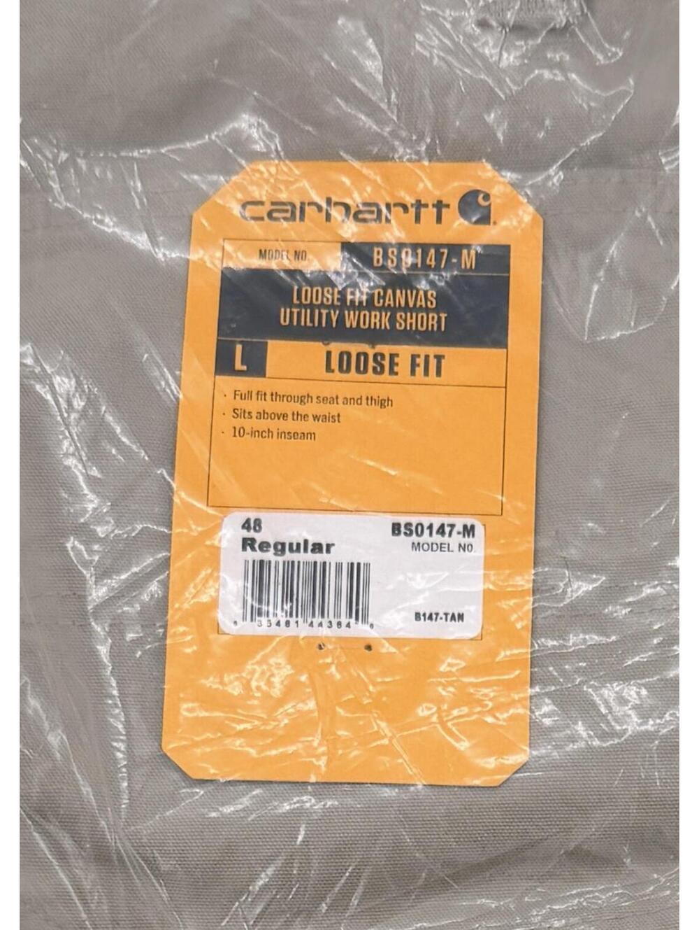 Carhartt Loose Fit Canvas Utility Work Short Men's NEW 48 - Picture 3 of 3